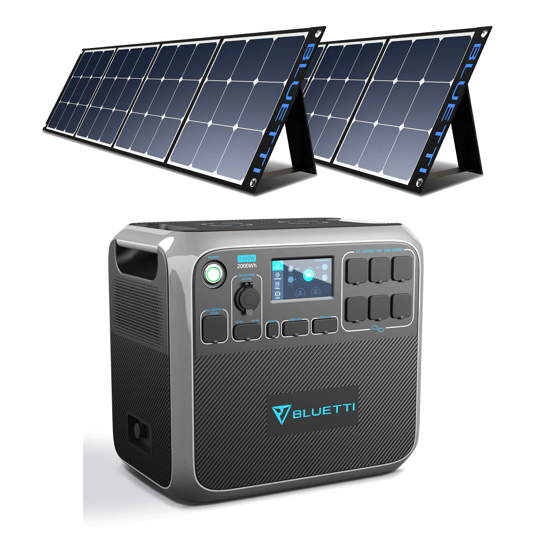 BLUETTI AC200P + 2x SP200 Solar Panels Bundle