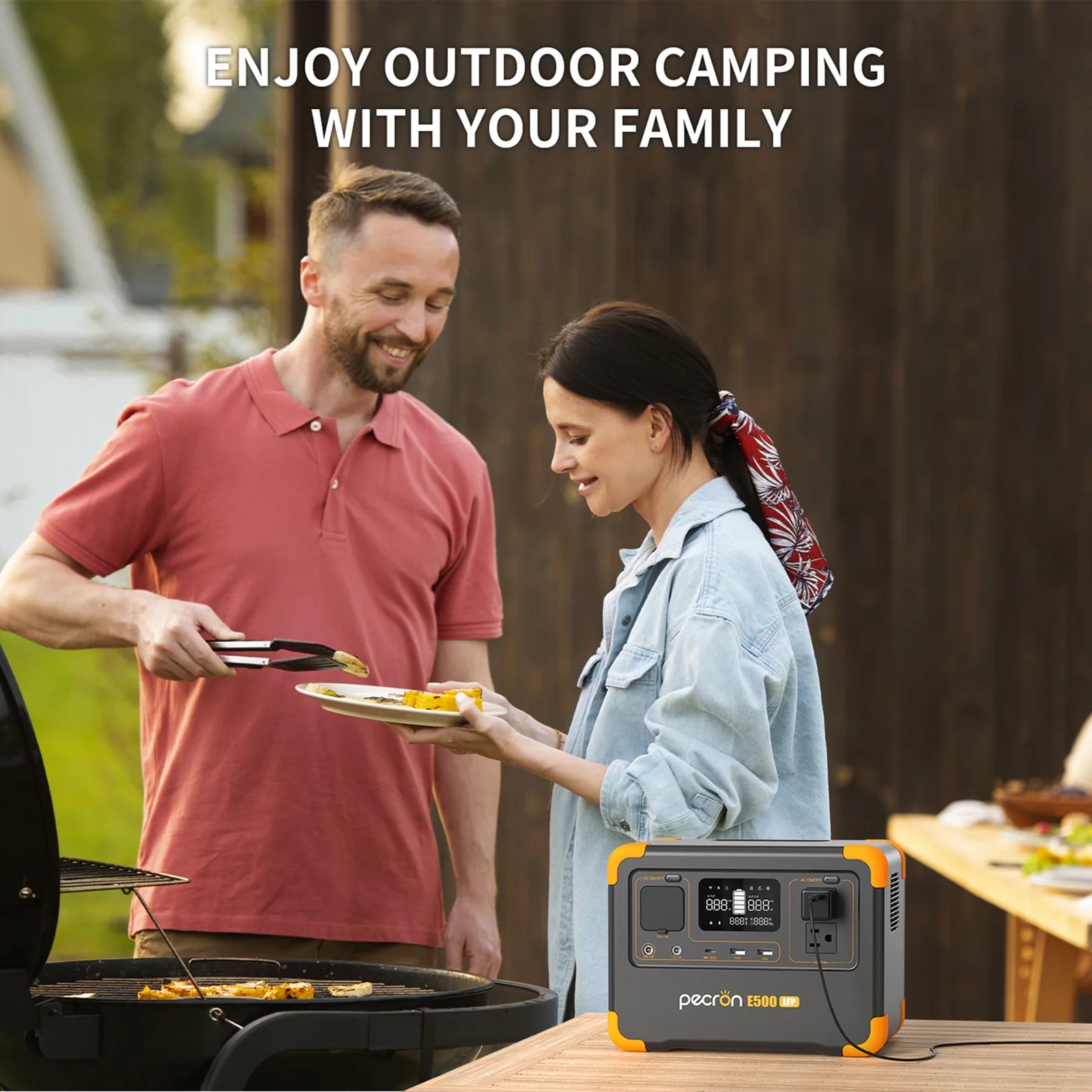 PECRON E500LFP Portable Power Station | 576Whr 600W