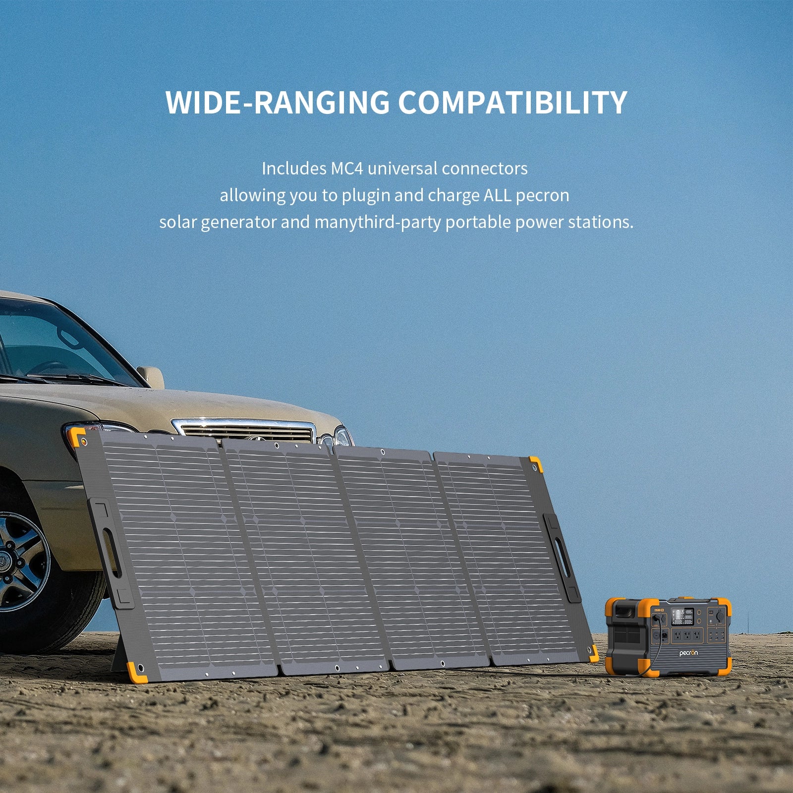 PECRON PV300 Portable Solar Panel | 300W 35V