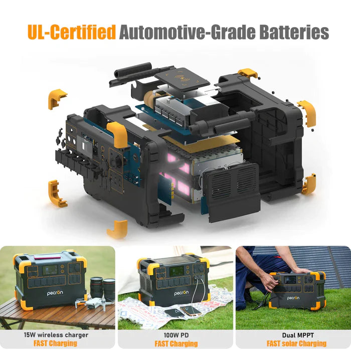 PECRON E2000LFP + 2xEB3000 | 8064Wh 2000W