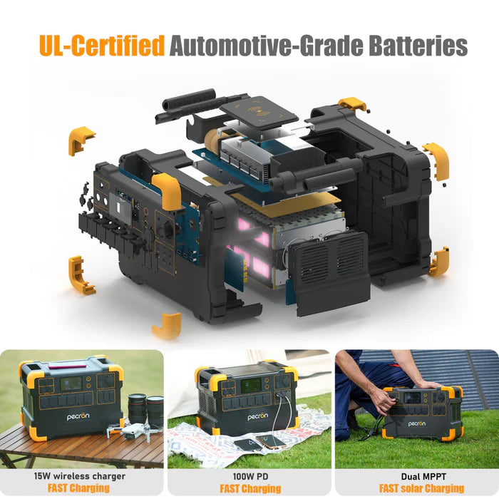PECRON E2000LFP + EB3000 | 4992Wh 2000W