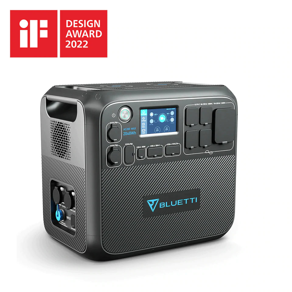 BLUETTI AC200MAX Expandable Power Station | 2048Wh 2200W