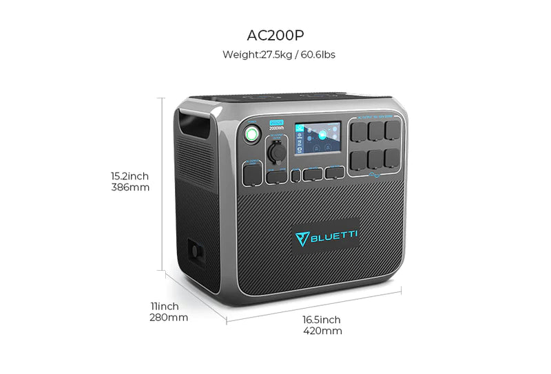 BLUETTI AC200P Portable Power Station | 2000Wh 2000W