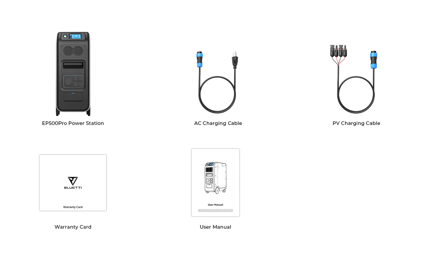 BLUETTI EP500PRO + 2x BLUETTI PV350 Solar Panels Bundle