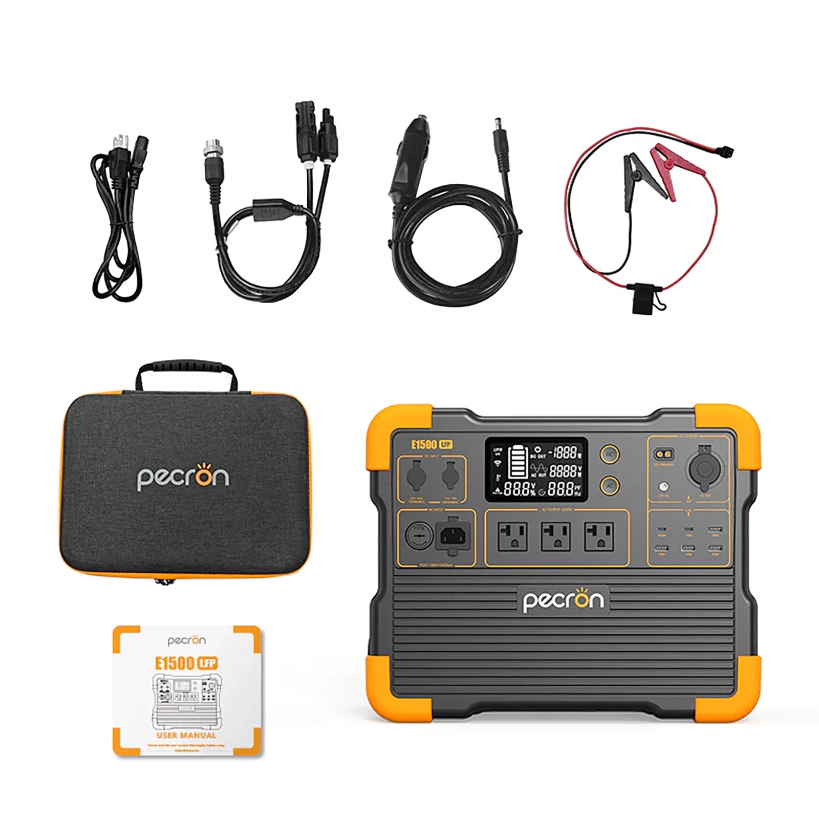 PECRON E1500LFP + 2xEP3000-48V | 7680Wh 2200W