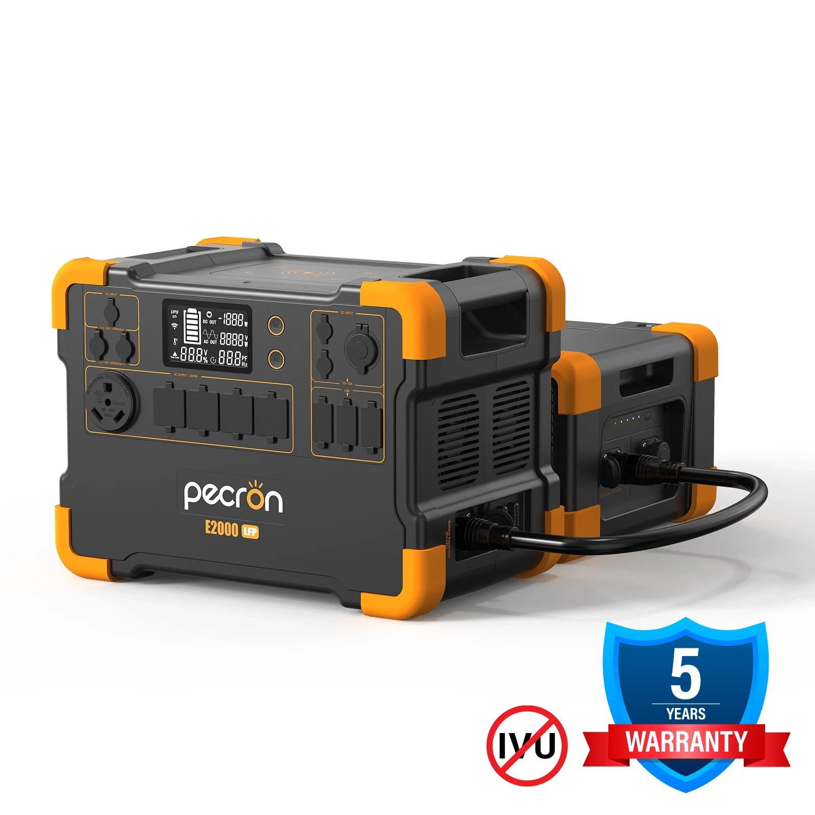PECRON E2000LFP + EB3000 | 4992Wh 2000W