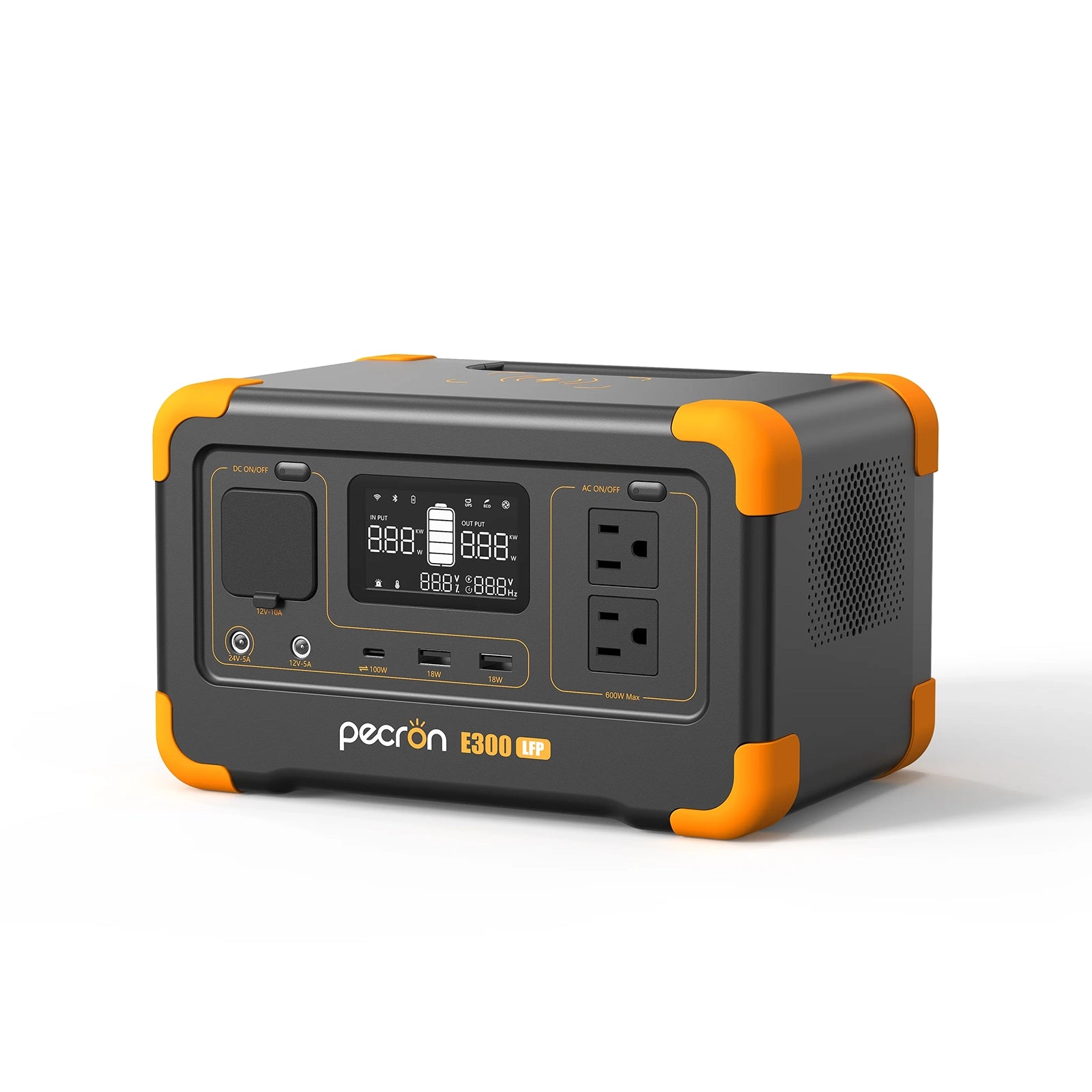 PECRON E300LFP Portable Power Station | 288Whr 600W
