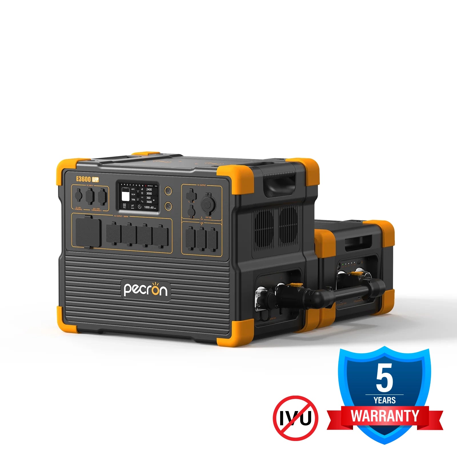 PECRON E3600LFP + EP3000 | 6144Wh 3600W