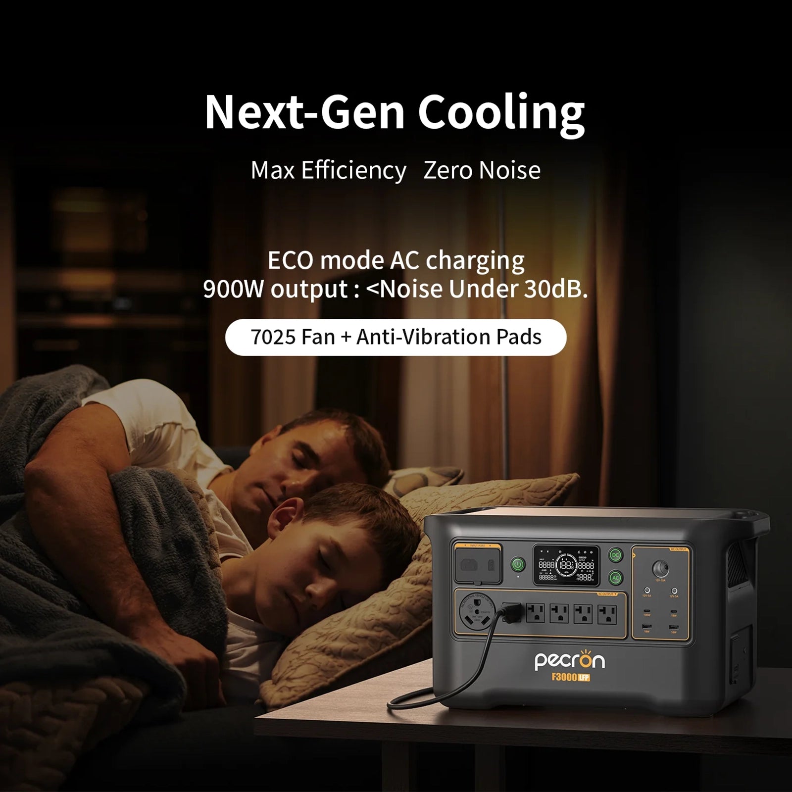 PECRON F3000LFP Expandable Portable Power Station | 3072Whr 3600W