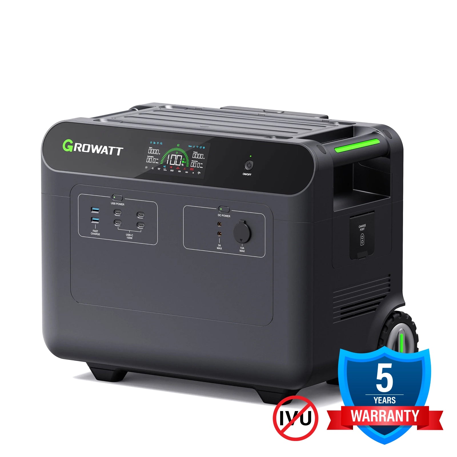 GROWATT Helios 3600 Expansion Battery | 3686Whr