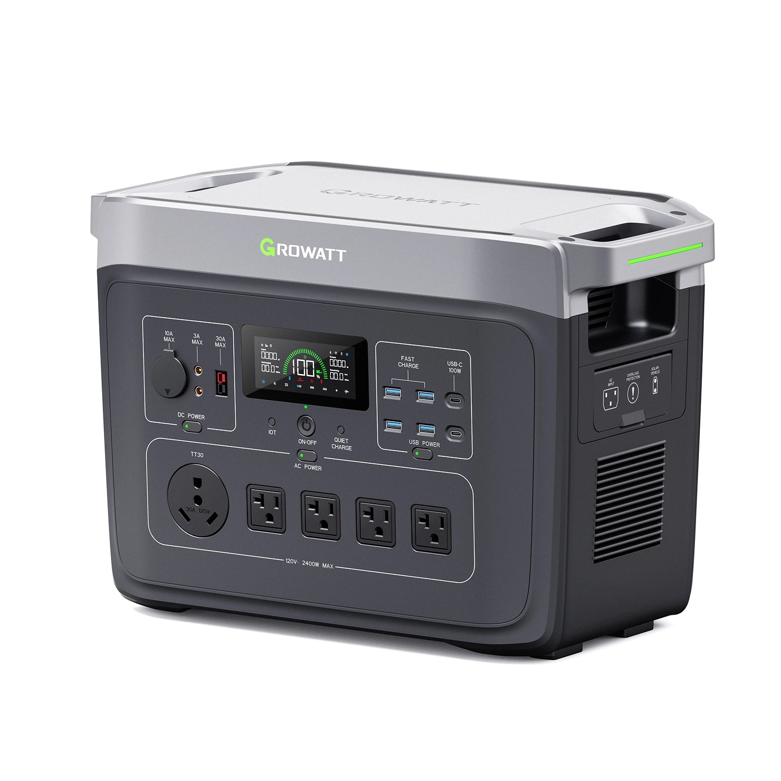GROWATT Infinity 2000 PRO Portable Power Station | 2048Whr 2400W